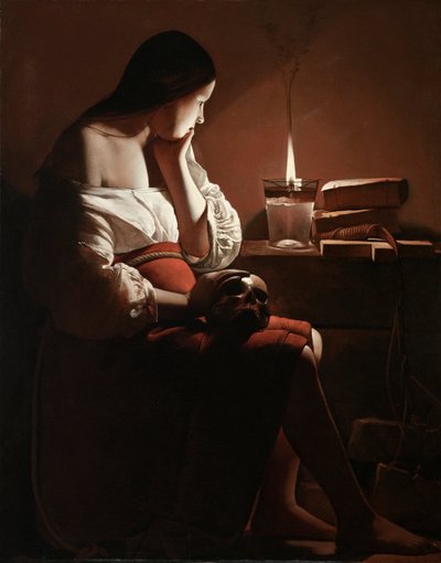The Magdalen with the Smoking Flame by Georges de La Tour
